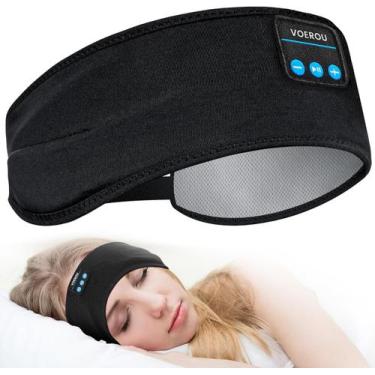 Imagem de Faixa de cabeça Bluetooth ajustável Sleep Headphones Voerou