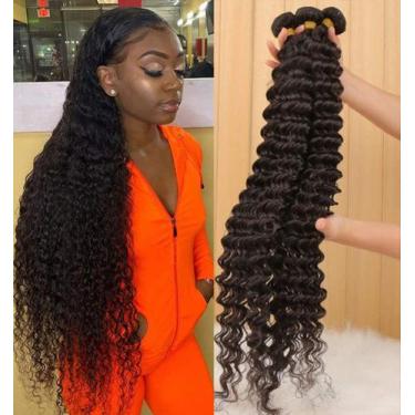 Imagem de Pacotes de cabelo Beafay 12A Brazilian Deep Wave 100% Virgin Remy - Be