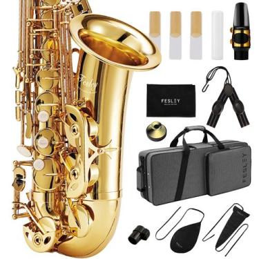 Imagem de Saxofone Fesley E Flat Alto Saxofone para profissionais