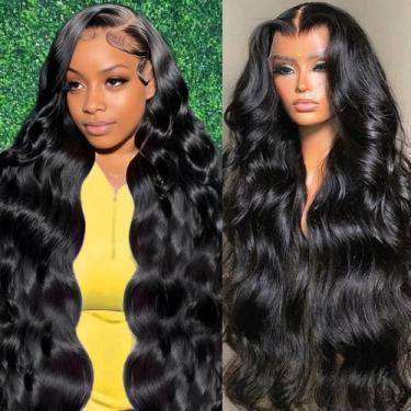 Imagem de Peruca GBUN 24 polegadas 13x6 HD Lace Front Human Hair Body Wave