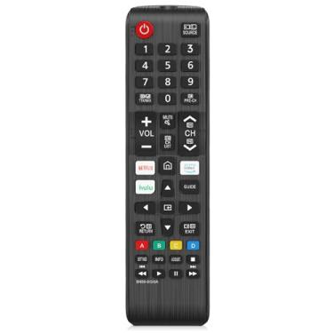 Imagem de Controle remoto universal para Smart TVs Samsung – com botões Netflix, Hulu e Prime, configuração fácil, design ergonômico