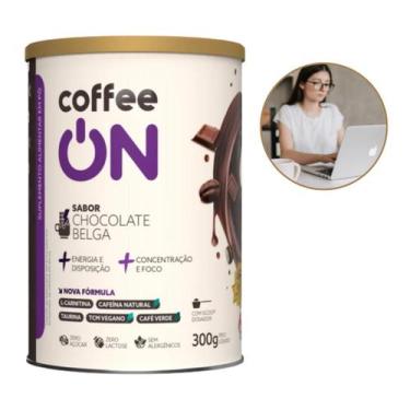 Imagem de Suplemento Alimentar em pó Coffee On Sabor Chocolate Belga 300g Scoop 