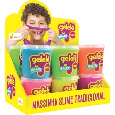 Imagem de Slime Gelele Balde 12 Unidades 457g