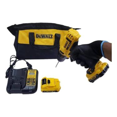 Imagem de Furadeira E Parafusadeira A Bateria 12V Dewalt Modelo Dcd710