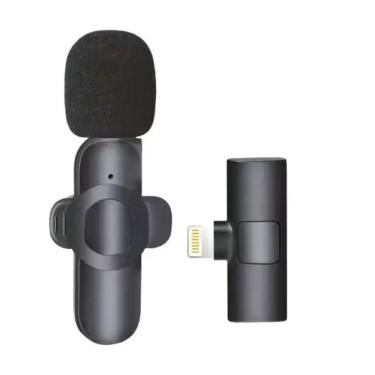 Imagem de Microfone Lightning Profissional Com Captação Omnidirecional