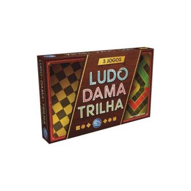 Imagem de Jogo 3em1 ludo+dama+trilha - GALA