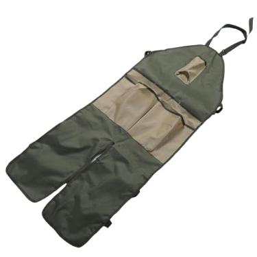 Imagem de Zerodis Avental de Jardinagem Aventais Seis Bolsos à Prova de água Projeto de Fivela Ajustável Aventais de Jardim para Jardinagem de Cuidados Com o Gramado ou Avental de de Longa Equipada Com