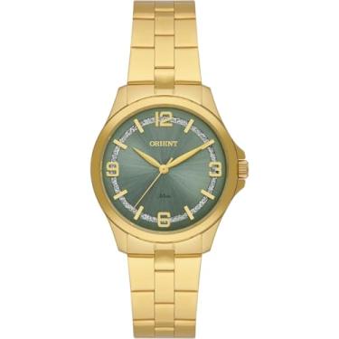Imagem de RELOGIO ORIENT ANALOGICO VERDE METAL DOURADO FGSS0227 F2KX