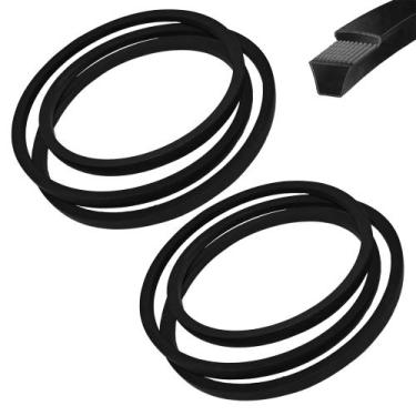 Imagem de Correia Em V Lisa Industrial Transmissão Polia B111 - 2 Uni Borrachas 