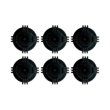 Imagem de Tampa de ventilação da bateria do carrinho de golfe Stone River - estilo baioneta de 1/4 de volta (cor: preto) pacote com 6