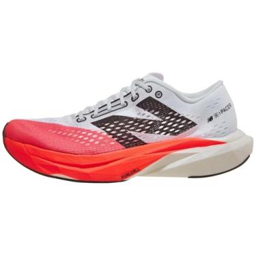 Imagem de Tênis New Balance Supercomp Pacer V2 Masculino - Branco/vermelho - 40