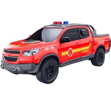 Imagem de Veiculo Carrinho de 30 cm Pick Up S10 Bombeiro Roma