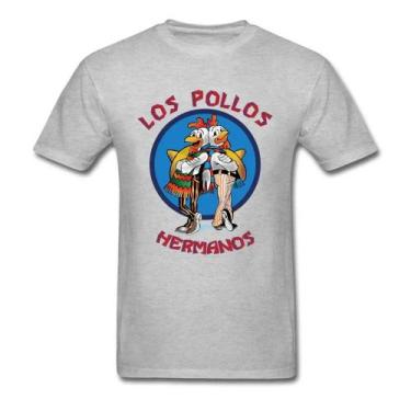 Imagem de Camisetas Breaking Bad Los Pollos Hermanos - Estampa 3D - Manga Curta 