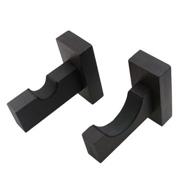 Imagem de TAODAN 2 peças de suporte de taco de beisebol de madeira com enchimento macio montado na parede prateleira de exibição para sala de estar