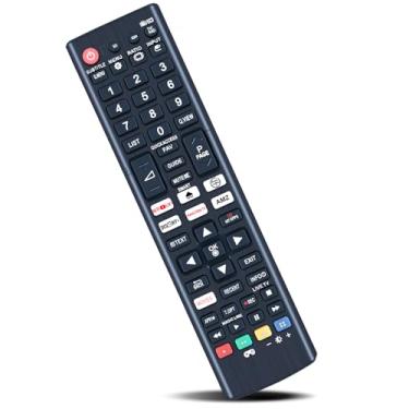 Imagem de ZWP Controle remoto de substituição universal adequado para todas as Smart TVs LG LED HDTV HDR para AKB75095308, AKB75095307, AKB74475401, AKB74475433, AKB73975702, controle remoto de TV com botões