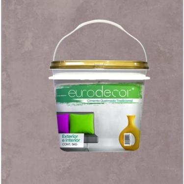 Imagem de Cimento Queimado Pronto Eurodecor 5kg, Cinza C400