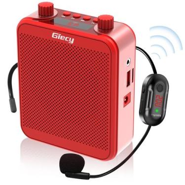 Imagem de Amplificador de voz Giecy 30W portátil com microfone sem fio