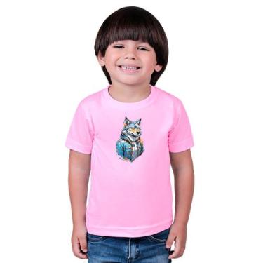 Imagem de Camiseta Masculina Infatil Animal Stylus - MARCELO, Rosa, 14