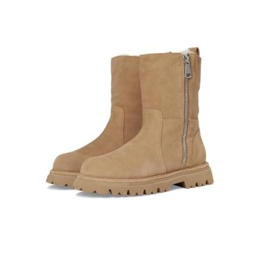 Imagem de Blondo Bota feminina Burnout na altura do tornozelo, Camurça amêndoa, 38