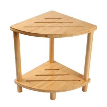 Imagem de Llazsybz Banco de Canto para Chuveiro, Decoração, Assento de Banho Simples para Presente, Idosos, Chuveiro Interno