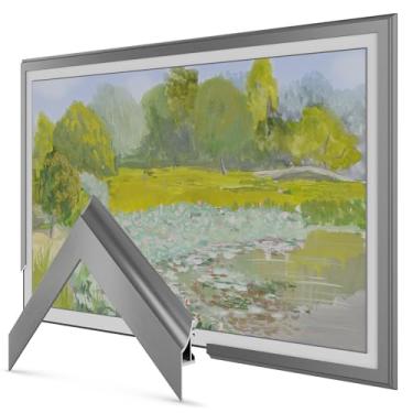 Imagem de Frame My TV Deco TV Frames Alloy Scoop - Bisel de grafite compatível APENAS com Samsung The Frame TV e Pro (32 polegadas, serve para 2021-2025)