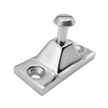 Imagem de Acessórios para navios Dobradiça de convés de 90° com pino removível com parafuso tipo montanha assento de aço inoxidável Bimini encaixe superior acessórios de ferragens marítimas Ferragens marítimas