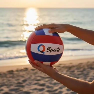 Imagem de Bola Oficial de Vôlei Esportiva Colorida Quadra Praia Escola - LifeSty