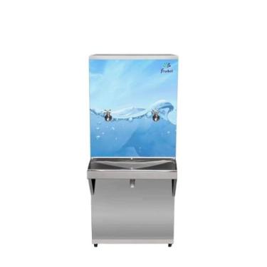 Imagem de Resfriador bebedouro de agua industrial de coluna 50l frisbel 2 tornei
