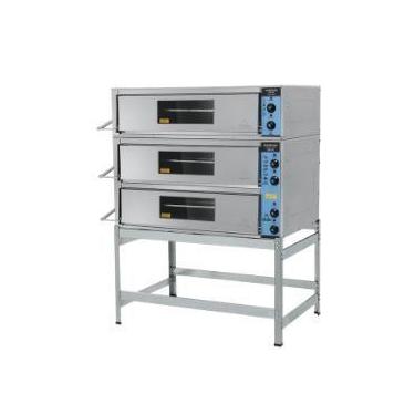 Imagem de Forno Industrial Elétrico 3 Câmaras de 20cm Inox FIE3C70x50 Metalmaq, 