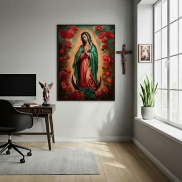 Imagem de Quadro Sacro Nossa Senhora De Guadalupe - 70x50cm - Quadros On-line, M
