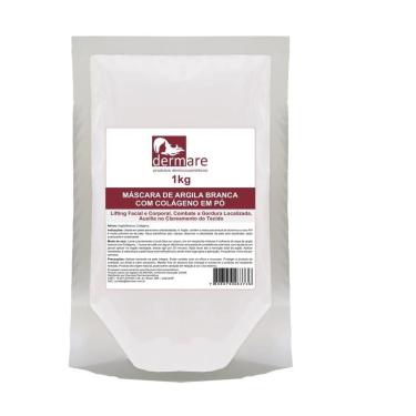 Imagem de Argila Branca Com Colageno 1kg - Dermare