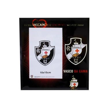 Imagem de Porta Retrato de Vidro Vasco para 1 foto 10x15cm