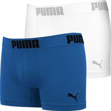 Imagem de Kit 2 Cuecas Boxer Puma Masculina Box Poliamida Cueca Sem Costura Conf
