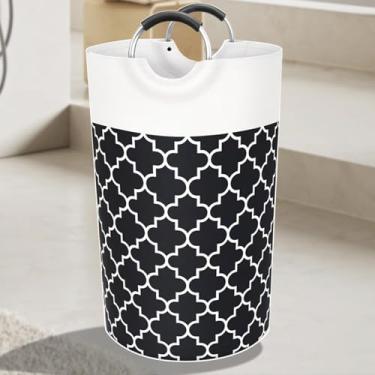 Imagem de Bolsa de armazenamento grande para viagens, faculdade, dormitório, acampamento, saco de lavanderia durável para viagens, acessórios de hotel e essenciais de cruzeiro de carnaval (lanterna preta)