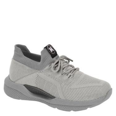Imagem de Tênis Infantil Esportivo Menino Molekinho Confortável Estilo, Cinza, G