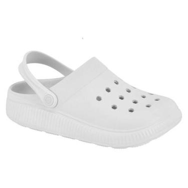 Imagem de Babuche Moleca Confortável Casual Dia a Dia Feminina, Branco, 37