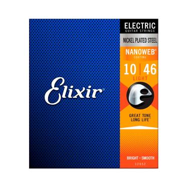 Imagem de Encordoamento Elixir P/ Guitarra Light Nanoweb 10/46 - EC0106