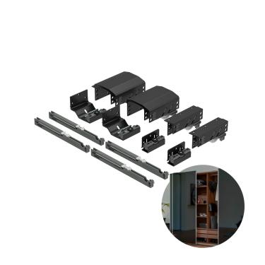 Imagem de Kit Sistema Para Porta de Correr Dominus Até 20 Kg Para 2 Portas Rometal