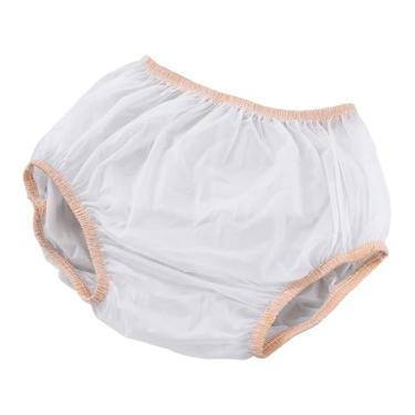 Imagem de Zialofi Cueca para incontinência Proteção contra vazamentos à prova de vazamentos Versátil Leve Natação Viagem Verão Fralda Adulto, S