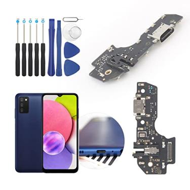 Imagem de Conector Dock para Samsung Galaxy A03s Porta de carregamento USB Cabo flexível de substituição para A037U Tipo C Conector Dock Board com ferramentas (apenas para A037U)