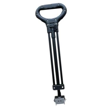 Imagem de Vaveren Carrinho de vagão retrátil com altura ajustável, alça de reposição para carrinho de acampamento, jardim e pesca