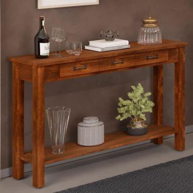 Imagem de Aparador Buffet Sala De Estar 01 Gaveta 145cm W02 New Rústico Madeira 