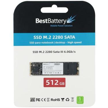 Imagem de SSD M.2 SATA III para Dell Inspiron 15-7560 - BestBattery, 512GB