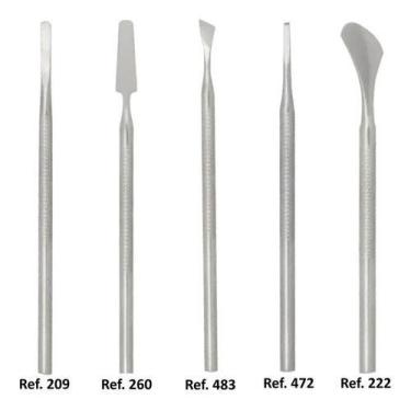 Imagem de Kit-1 05 Bisturis Podologia Profissional Podólogo Pedicure - SANTA CLA