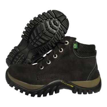 Imagem de Bota Adventure Coturno Masculino Feminino Trilha Couro Legitimo - Art 