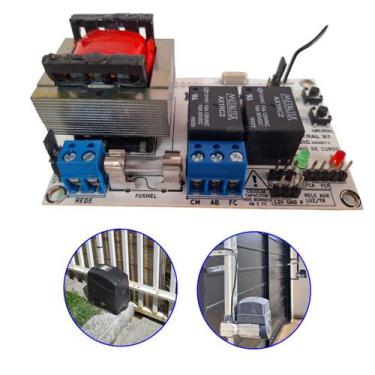 Imagem de Placa Central Motor Portão Universal 433,92 Mhz Ppa Garen Rossi Rcg Ac