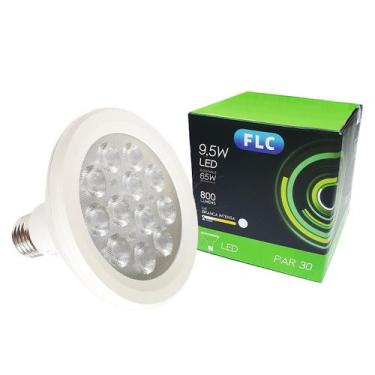 Imagem de Lâmpada Led Par 30 9,5W Branco Frio E27 Bivolt - FLC, 110V/220V
