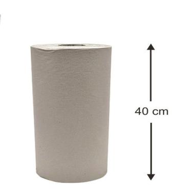 Imagem de Bobina Papel Jornal 40 CM x 100 Mts - Embalar Proteger Rechear Caixas 