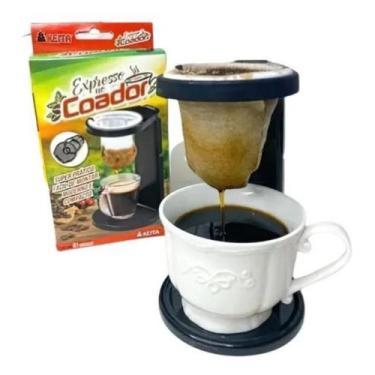Imagem de Kit Expresso no Coador De Café Individual Filtro De Pano - KEITA