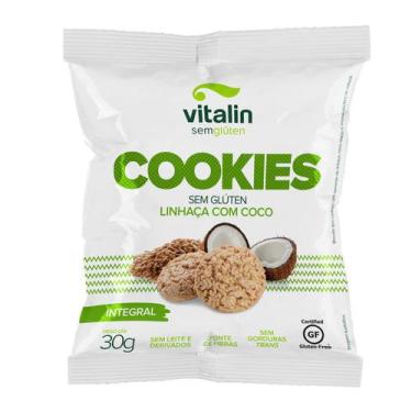 Imagem de Cookie Sabor Linhaça com Coco 30g - Vitalin